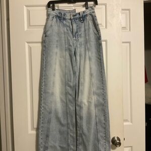 Arizona Jean Light Blue High-Waisted wide leg Women Jeans